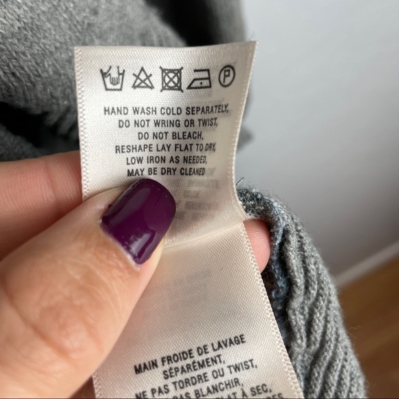 Anthropologie Moth Plaid Flannel Back Cashmere Blend Pullover Sweater Sz X-Small - Picture 9 of 12